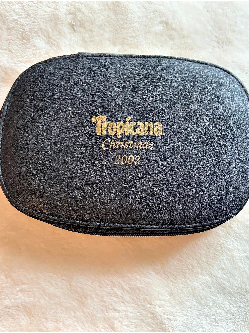 Tropicana Christmas 2002 Nail Tool Set Black NWT